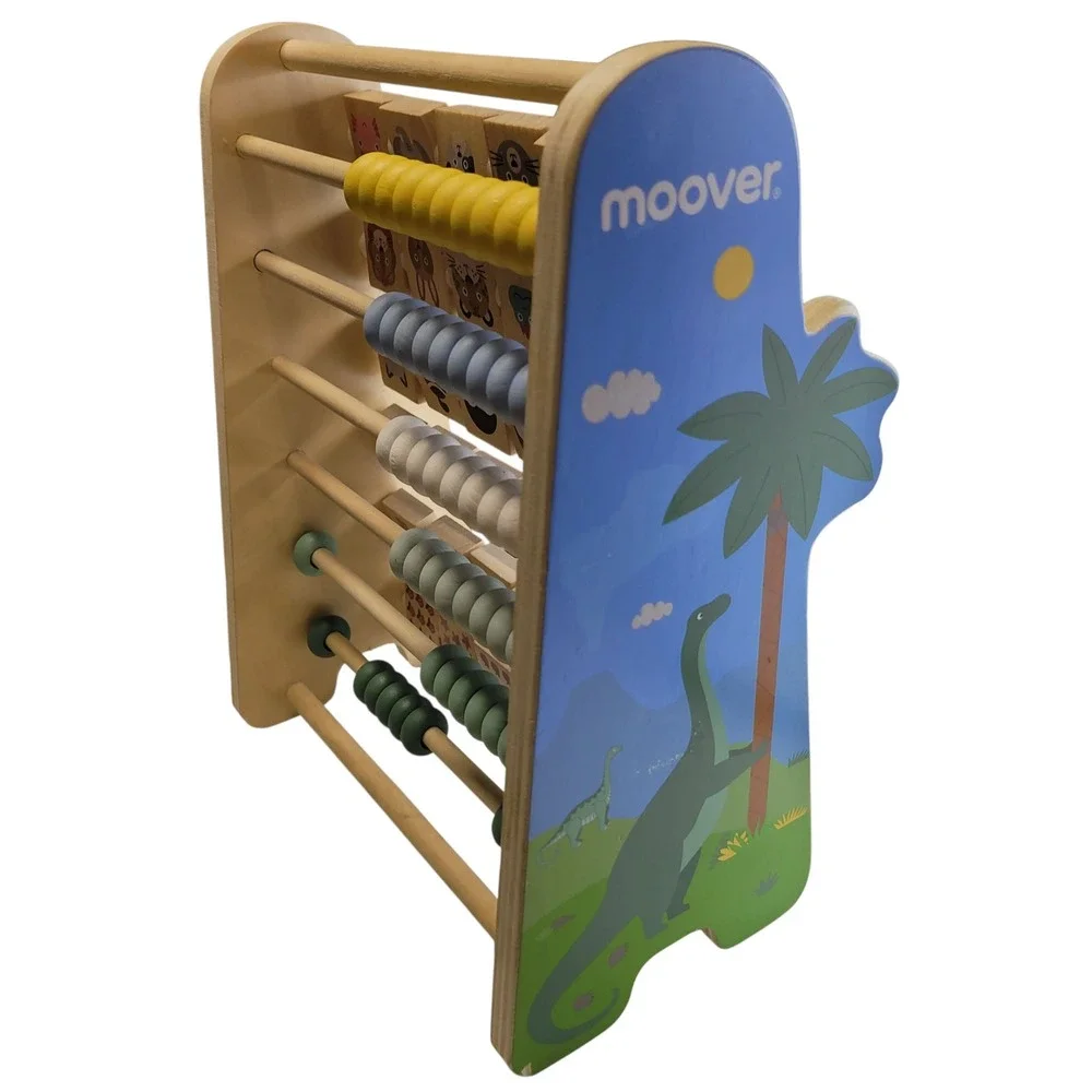 Moover Wooden Abacus Alphabet ABC Letters Numbers Animals Educational‎ Toy
